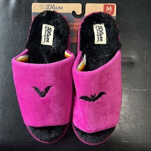 𝅺BAT Memory Foam Bright Plum Slippers